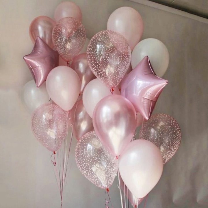 Фонтаны шаров "Розовый" в Владимире