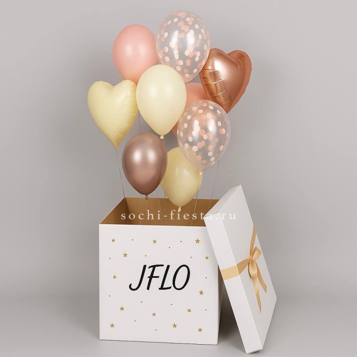 Коробка-сюрприз с шарами №2 в Владимире