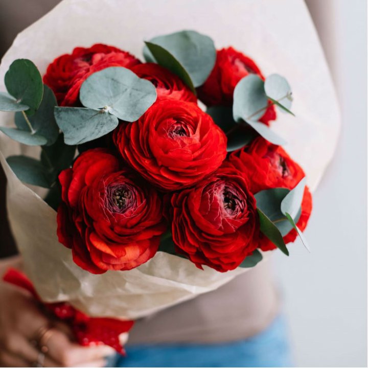 Букет ранункулюсов  в Владимире