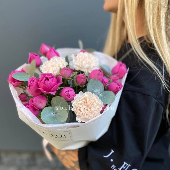 Букет с мисти бабблс №2 в Владимире