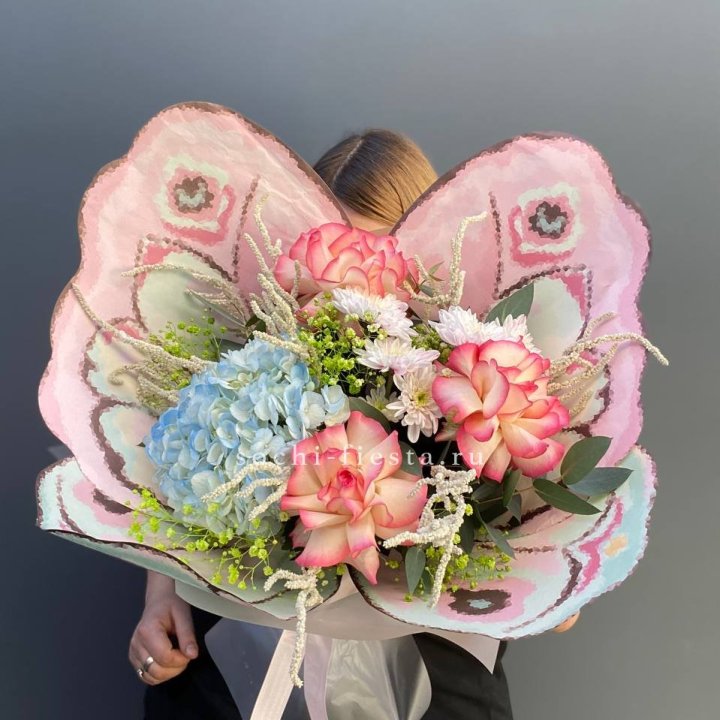 Дизайнерский букет бабочка №5 в Владимире