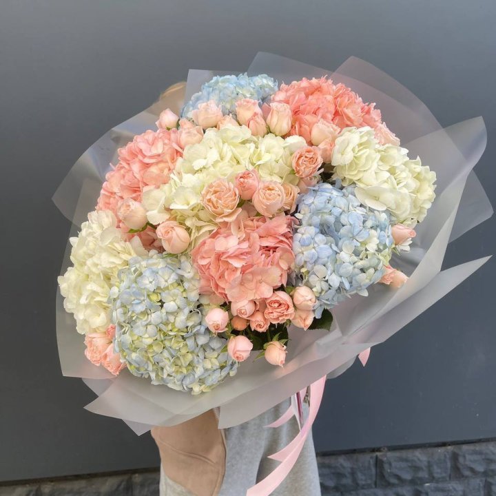 Дуо гортензии и бомбастик в Владимире