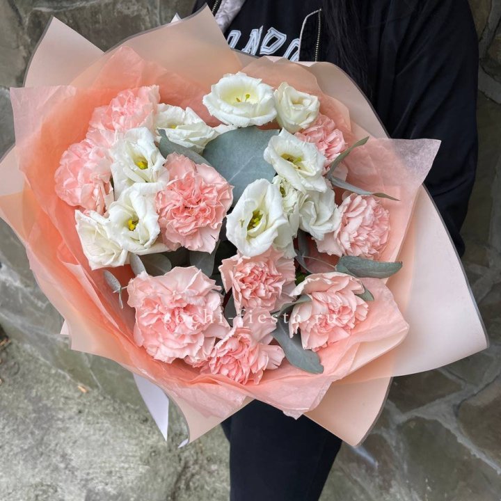  Букет диантусов "Пич" в Владимире