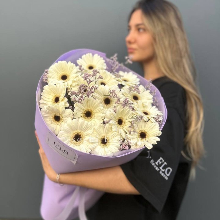 Букет голландских гербер "Лавандер" в Владимире