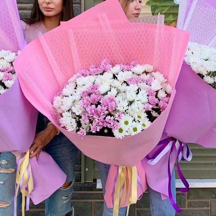 Букет хризантем №3 в Владимире