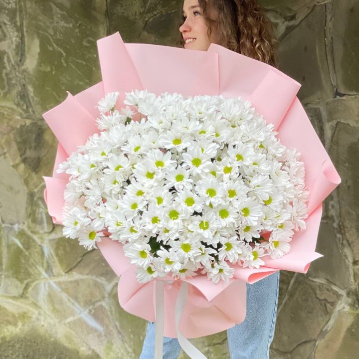  Букет хризантем "Крем" в Владимире