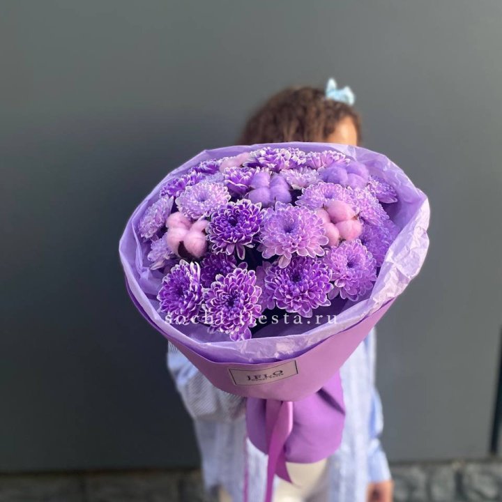 Хризантемы с хлопком в Владимире