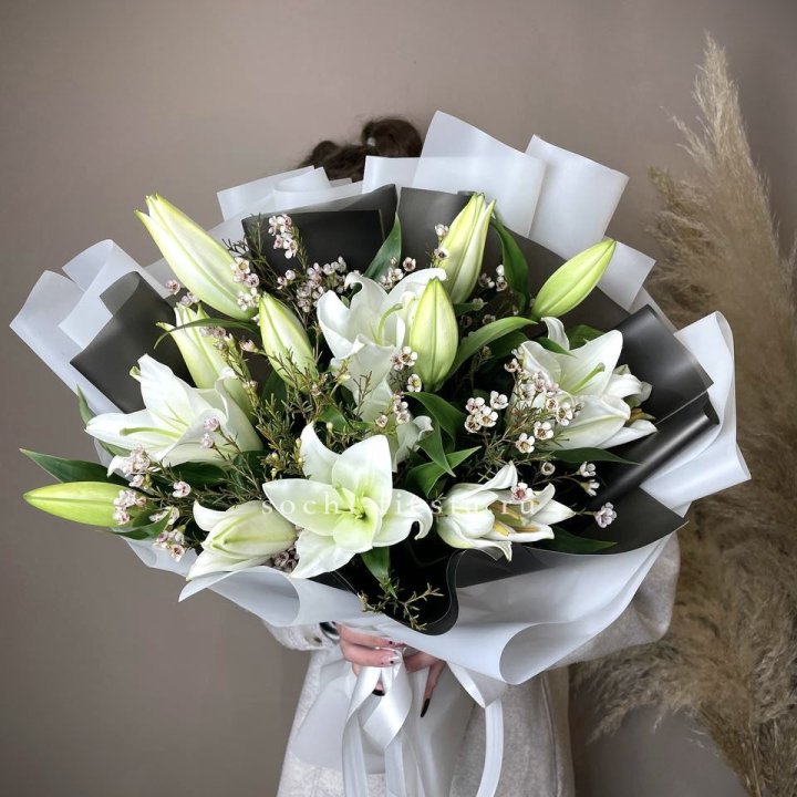 Букет лилий Снежная королева в Владимире