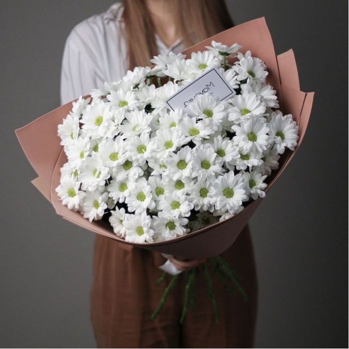 Хризантемы в крафте в Владимире