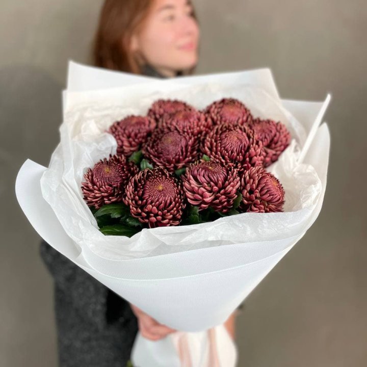 Букет хризантем "Касиопия" в Владимире