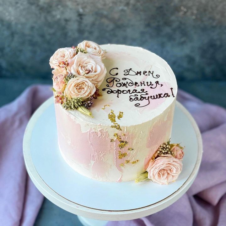 Торт с надписью в Владимире