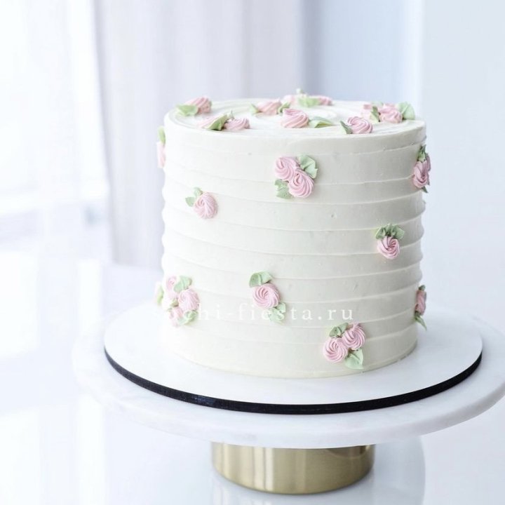 Торт "Розы в снегу" в Владимире