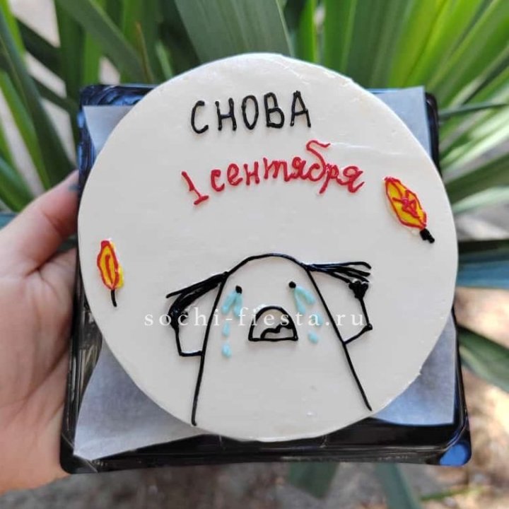 Бенто-торт "Не опять, а снова..." в Владимире