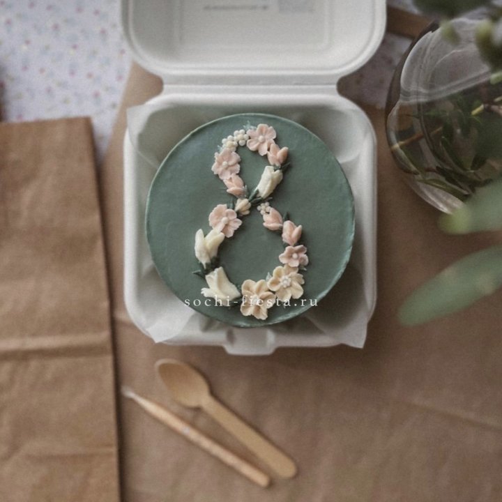 Бенто-торт "8 марта" green  в Владимире