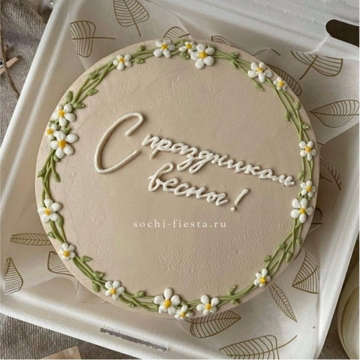 Бенто-торт "C праздником весны!"  в Владимире