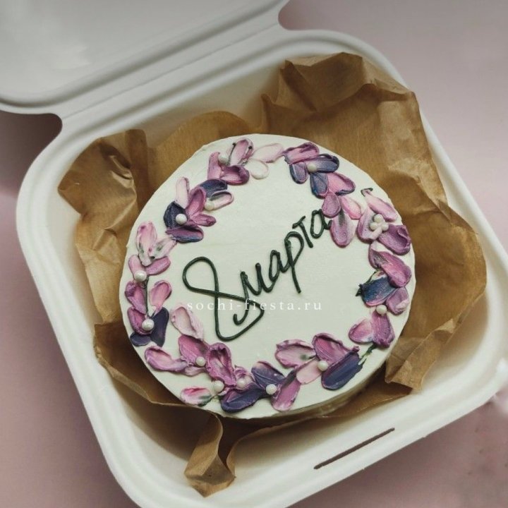Бенто-торт "8 марта цветы"  в Владимире