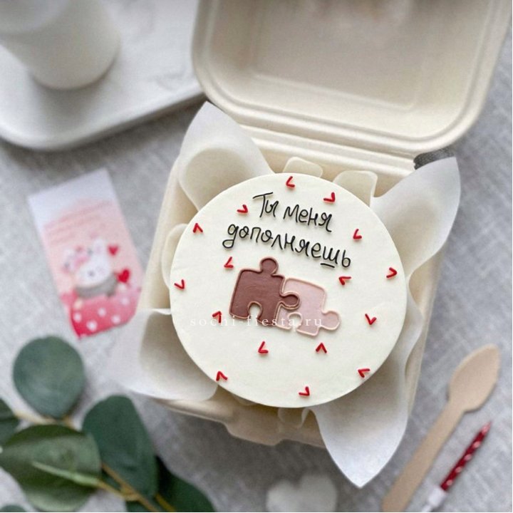 Бенто-торт "ТЫ меня дополняешь"  в Владимире