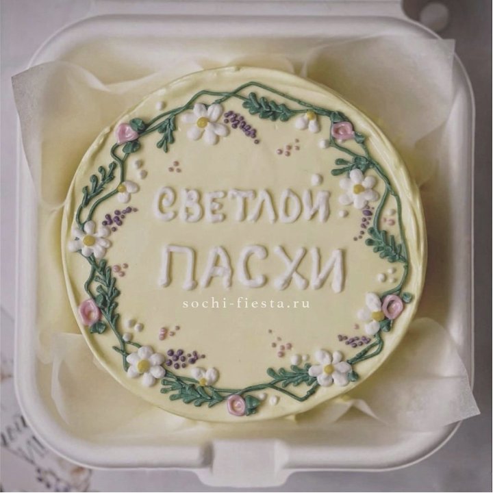 Бенто-торт "Светлой Пасхи" 2 в Владимире