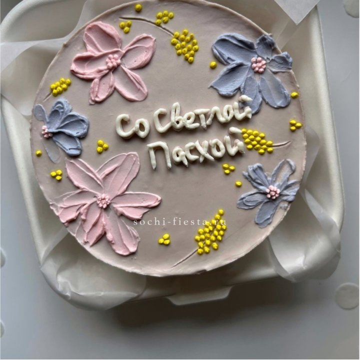 Бенто-торт "Светлой Пасхи" 3 в Владимире