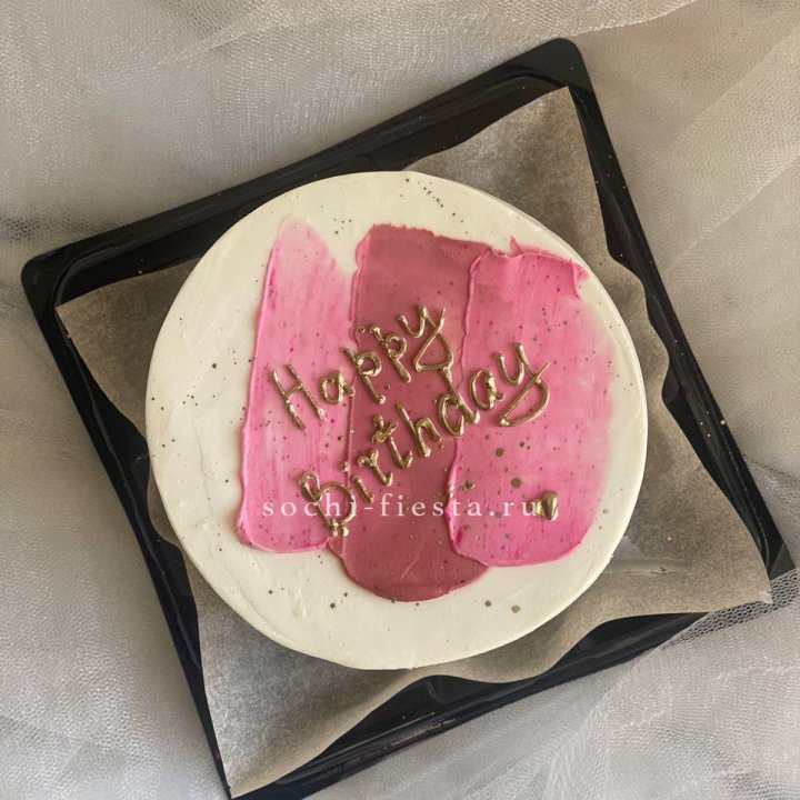 Бенто-торт "С днём рождения" пастель в Владимире