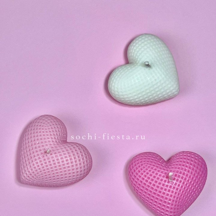 Набор свеч сердец в Владимире