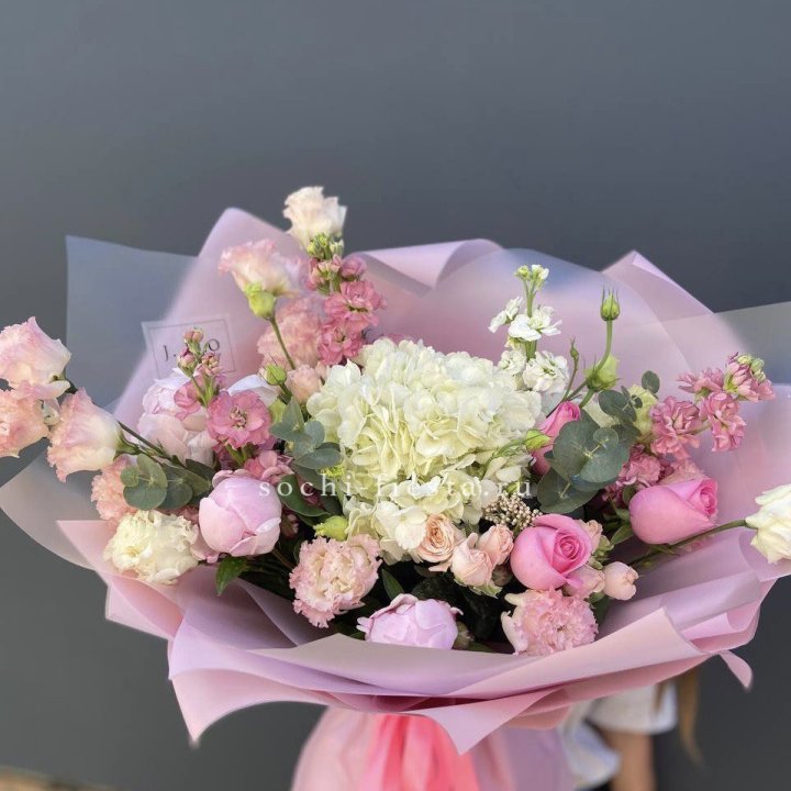 Дизайнерский букет "Фламинго" в Владимире