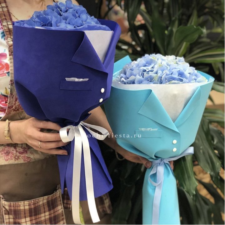 Букет с гортензией с пиджаком в Владимире