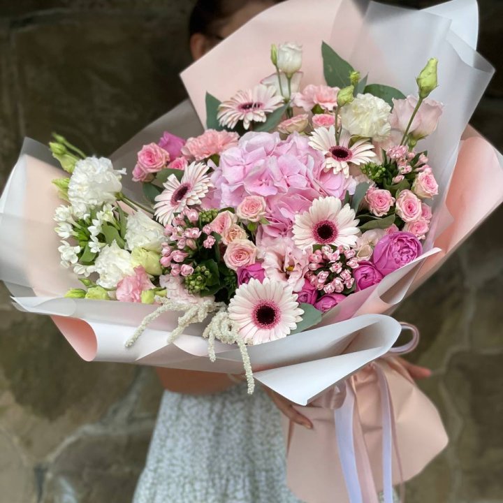 Авторский букет Пич в Владимире