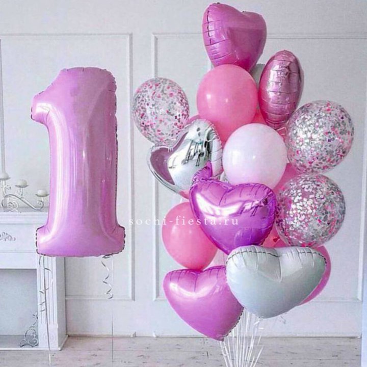 Набор шаров "С днем рождения" в Владимире