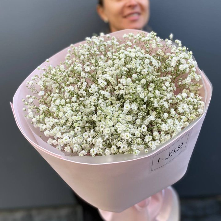 11 белых гипсофил в фоамиране в Владимире