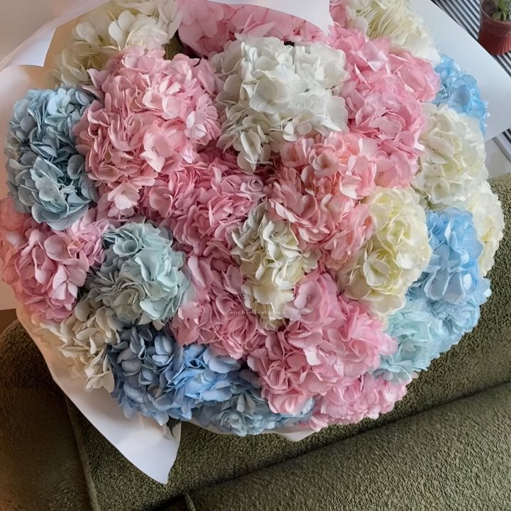 Букет гортензий микс в Владимире