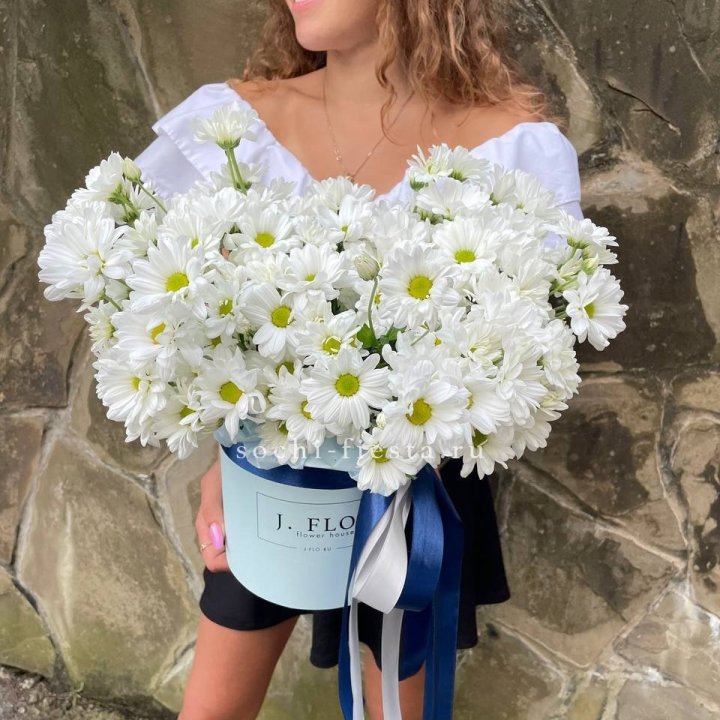 Коробка с хризантемами №2 в Владимире