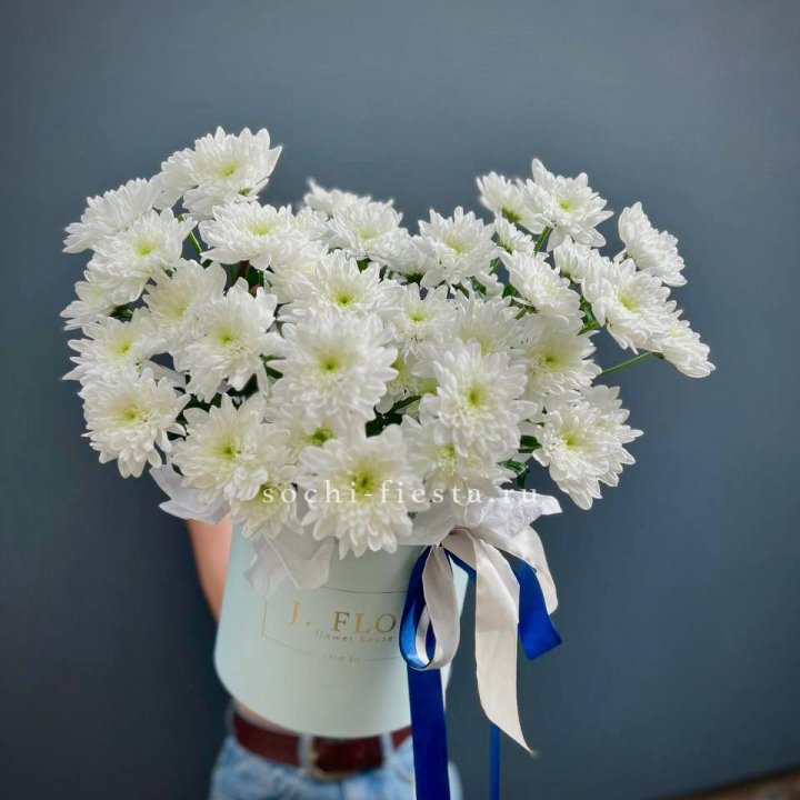 Коробка с хризантемами №3 в Владимире