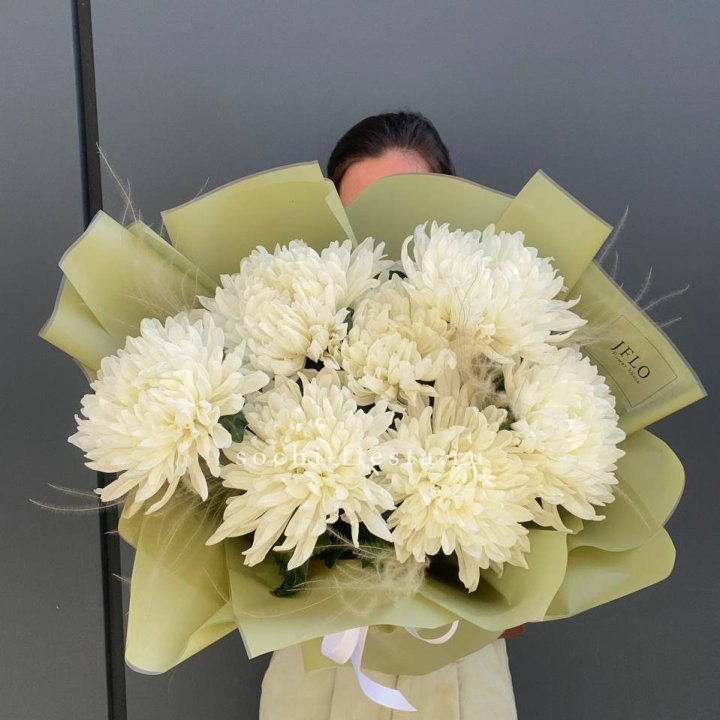 Букет одноголовых хризантем  в Владимире