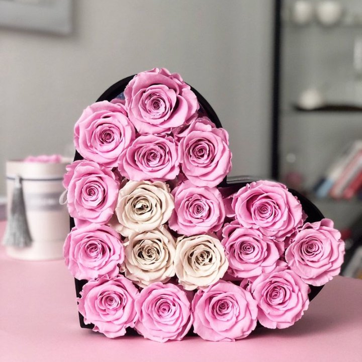 Сердце из роз в Владимире