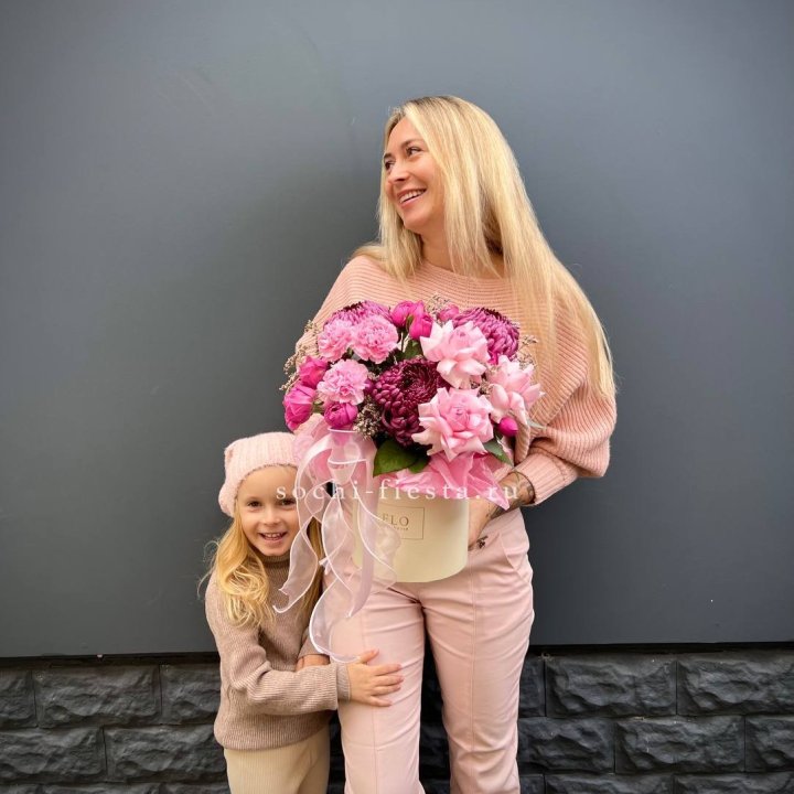 Цветочный бокс "Альба" в Владимире