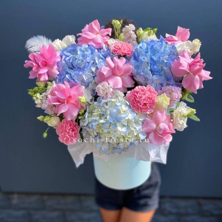 Коробка с цветами "Лемия" в Владимире