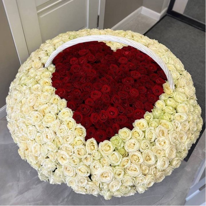 501 роза сердце в Владимире