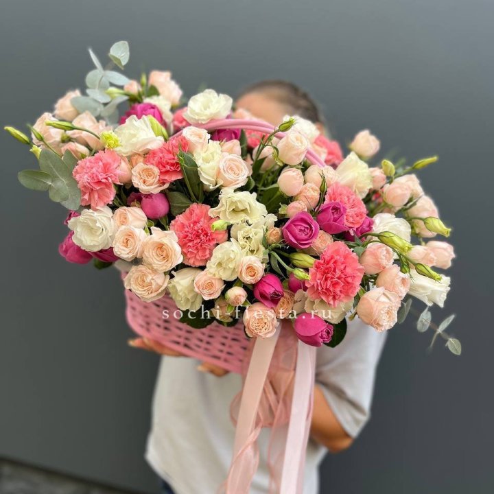 Цветочная корзина "Флоренция" в Владимире