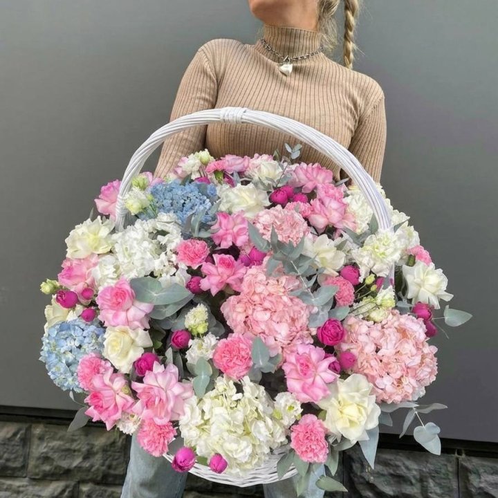 Цветочная корзина №3 в Владимире