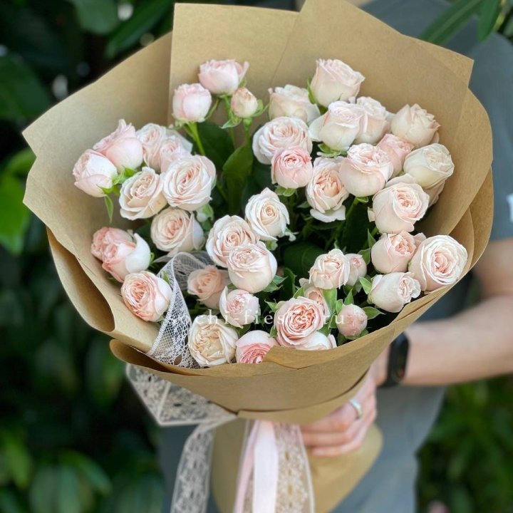 Кустовые розы букет №1 в Владимире