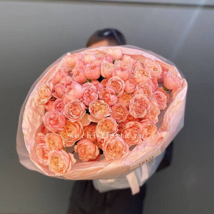 Букет из 21 пионовидной розы Джульетта в Владимире
