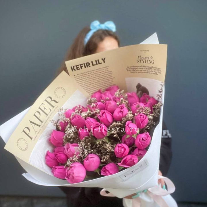 Пионовидные розы баблс №3 в Владимире