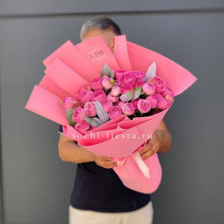 Пионовидные розы баблс №2 в Владимире