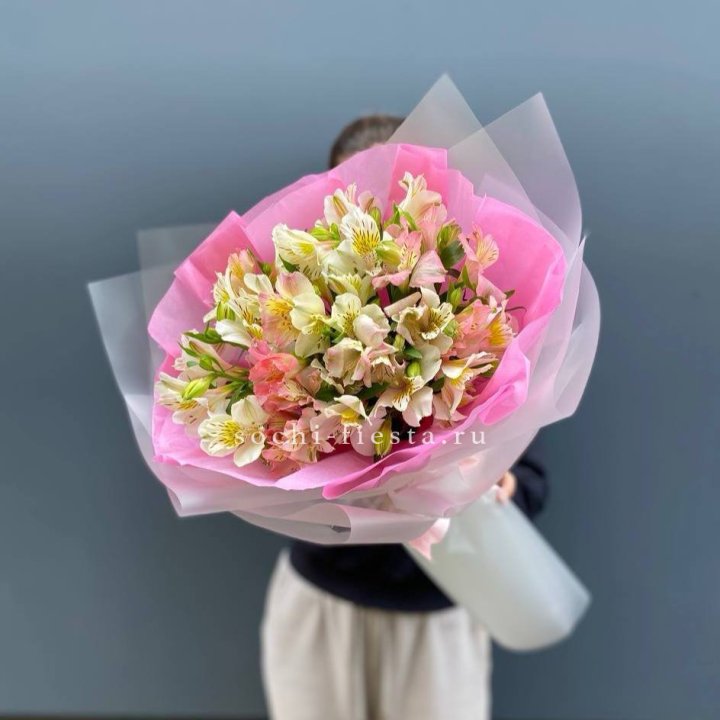 букет альстромерий "Черри" в Владимире