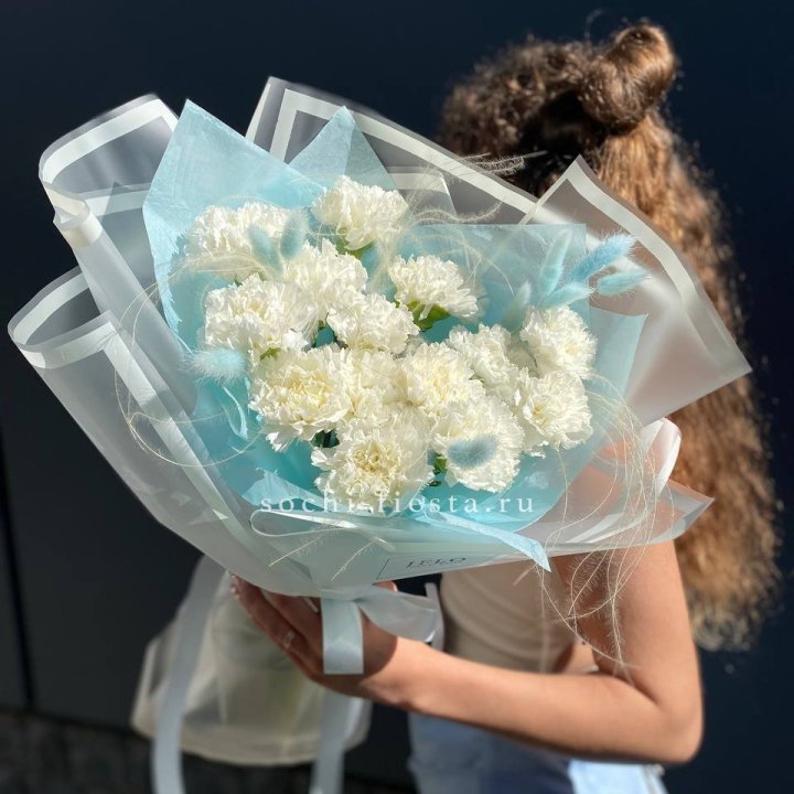 Воздушный букет из диантусов  в Владимире