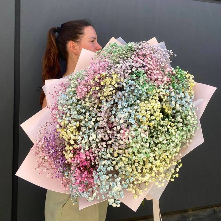 Пышный букет из гипсофил  в Владимире