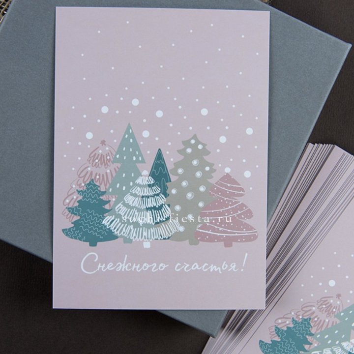 Открытка к букету "Снежного счастья" в Владимире