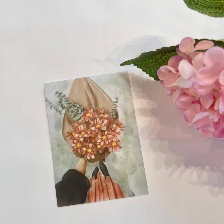 Открытка к букету "Букет" в Владимире