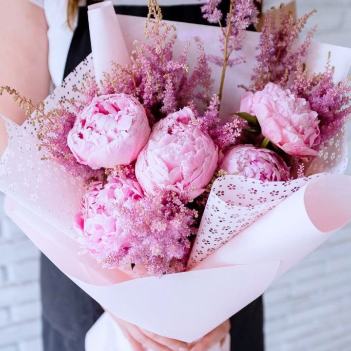 Букет пионов "Мелиса" в Владимире